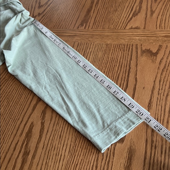 Faherty Women's Sunwashed Polo Mint Green Long Sleeve Organic Cotton Size Large - Picture 16 of 16